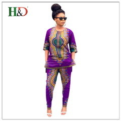 H & D Hot Sale Alibaba China GuangZhou Woman Wholesale African Clothing Dashiki For Fashion Style