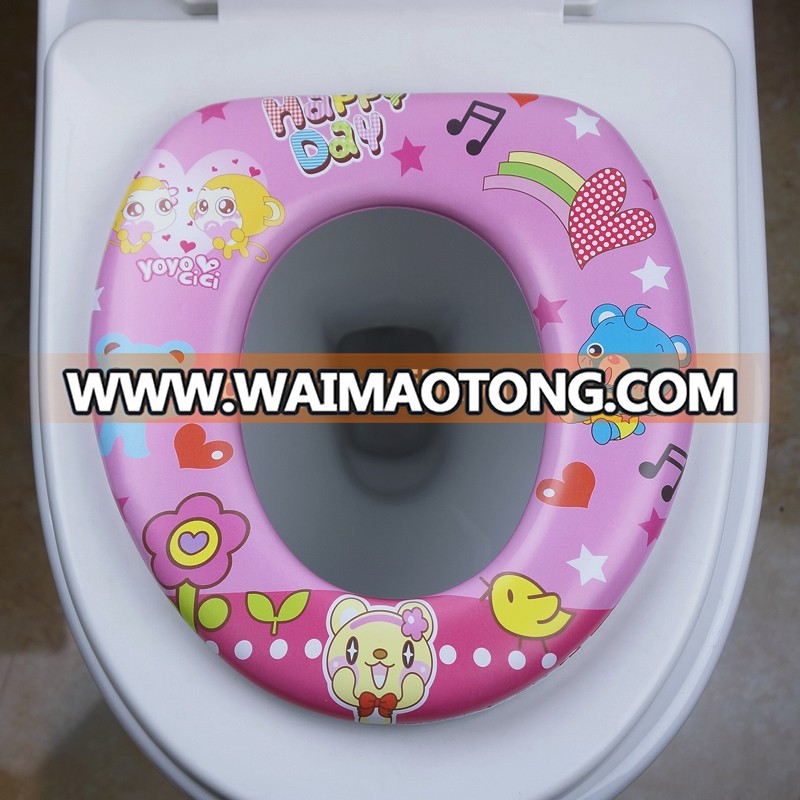 12'' baby soft eco-friendly toilet seat ,soft toilet seat cover,potty seat