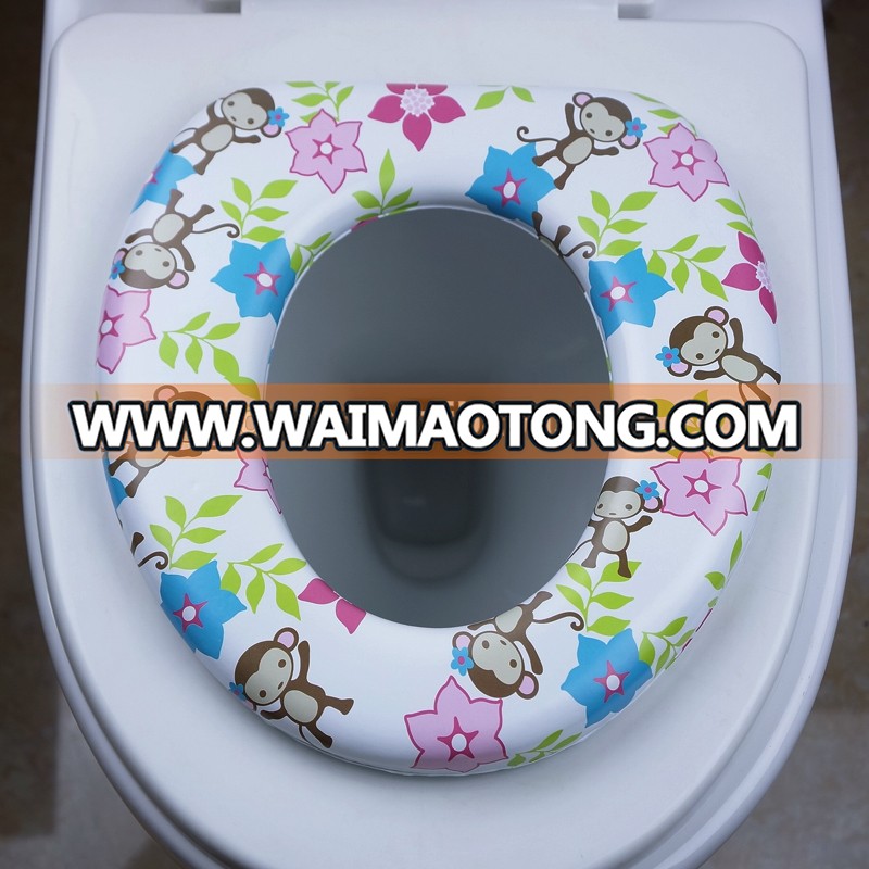 12'' baby soft eco-friendly toilet seat ,soft toilet seat cover,potty seat