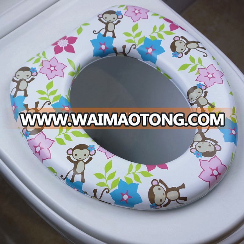 12'' baby soft eco-friendly toilet seat ,soft toilet seat cover,potty seat