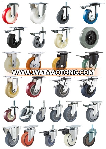 Industrial Hot Sale Swivel Heavy Duty PU Caster Wheels