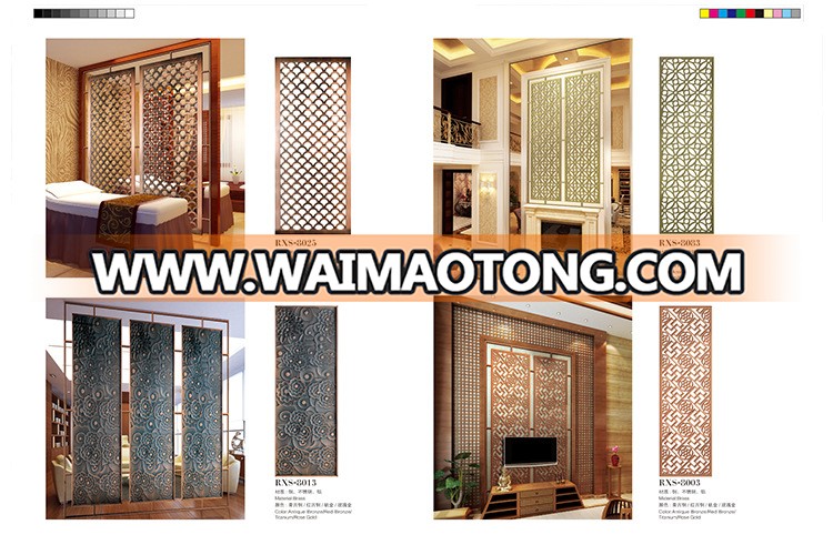 Dubai style design stainless steel decorative screen for hotel exterior