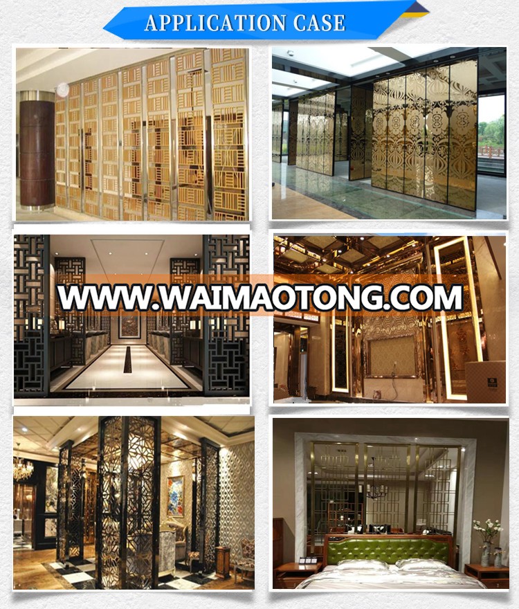 Dubai style design stainless steel decorative screen for hotel exterior