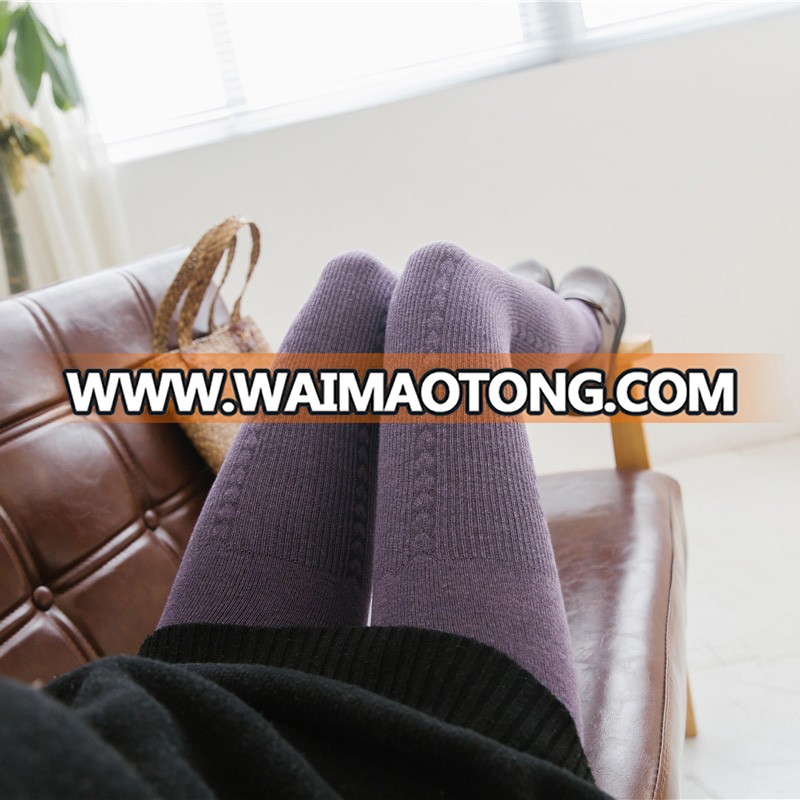 Factory Product Customized Women Wearing Pantyhose, Winter Knitting Stirrup Fashion Girl Tights