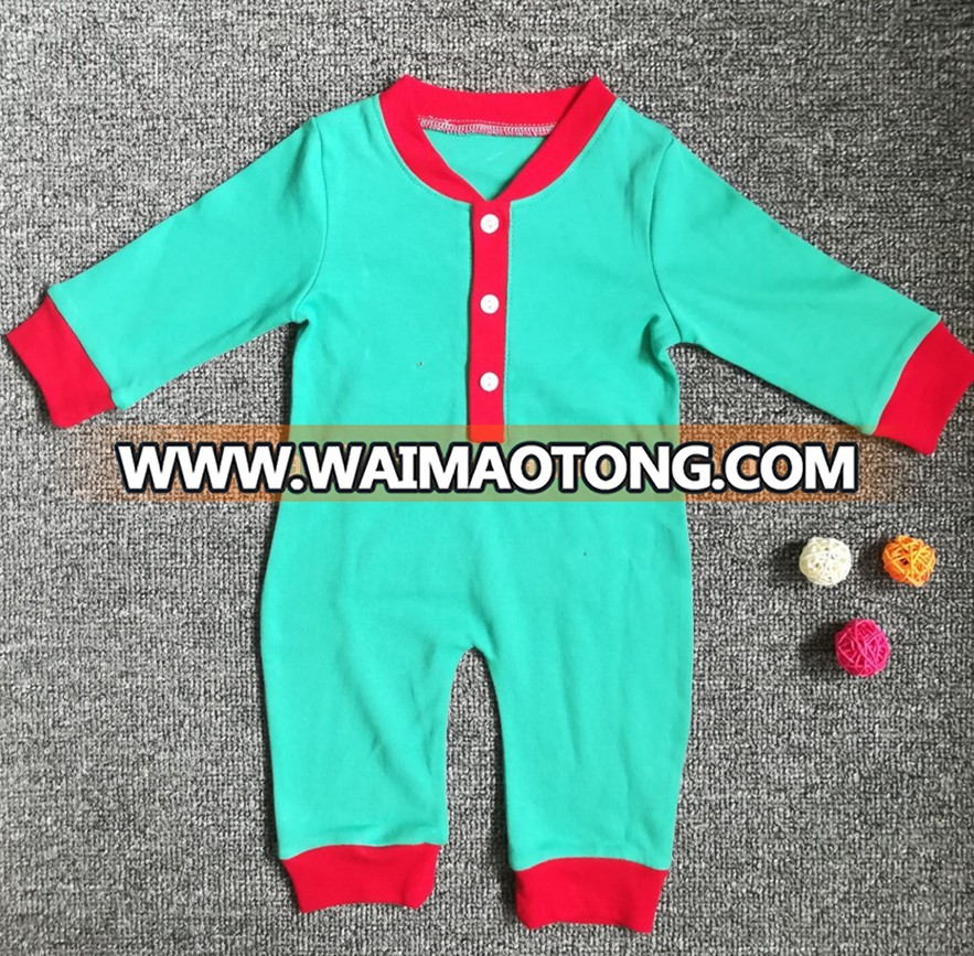 2017 baby christmas pajamas Boys Girls Newborns With Long Sleeves Overalls Jumpsuits Outfits