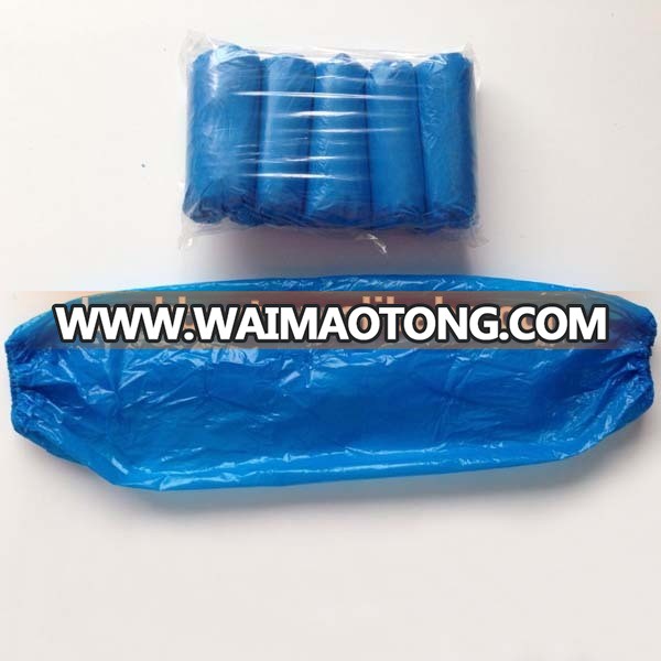 Disposable PE Sleeve Cover with elastic cuff