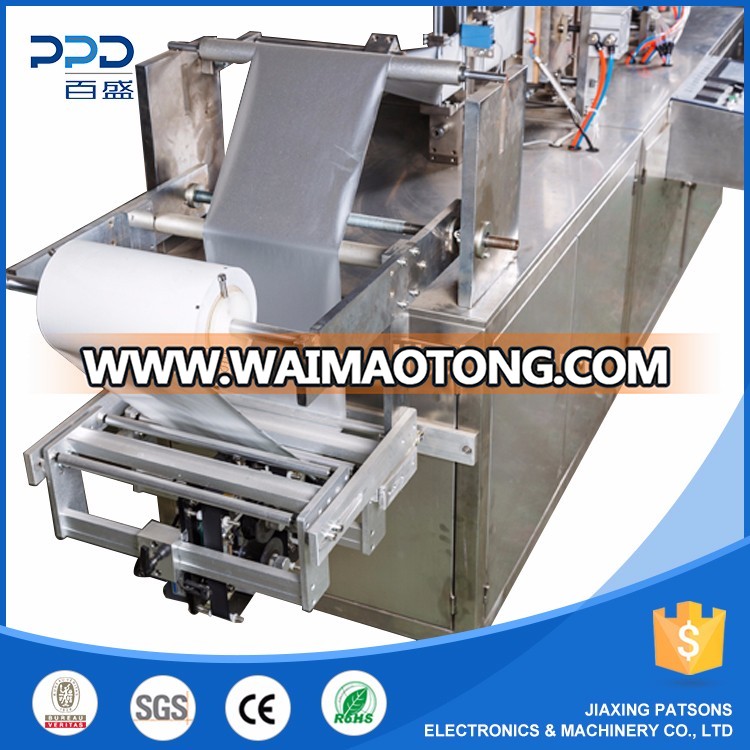 High Speed 60-100pck/minute Four Side Sealing Wet Tissue Making Machine