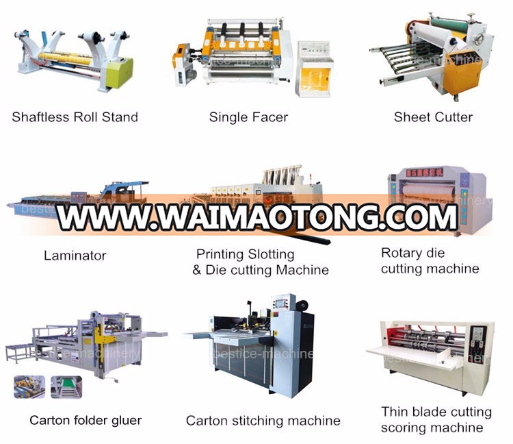 3 layer 5 layer 7 layer cardboard round press roller die cutting machine