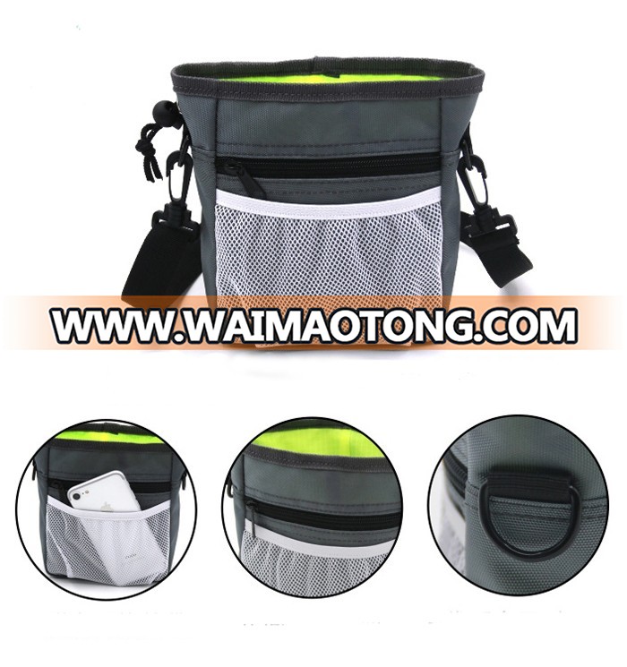 Promotio<em></em>nal hot sale polyester dog training bag custom treat bag dog training