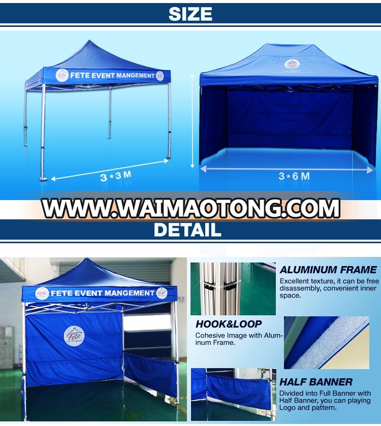 3x3m pop up heavy duty market folding tent