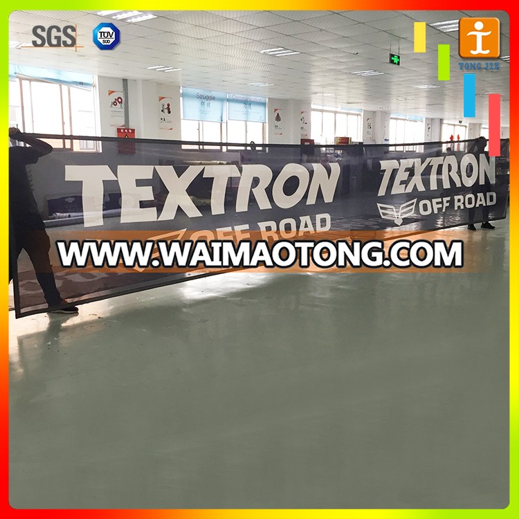 Mesh pvc hang banners, fence scrim vinyl banner,building wraps advertising mesh banner