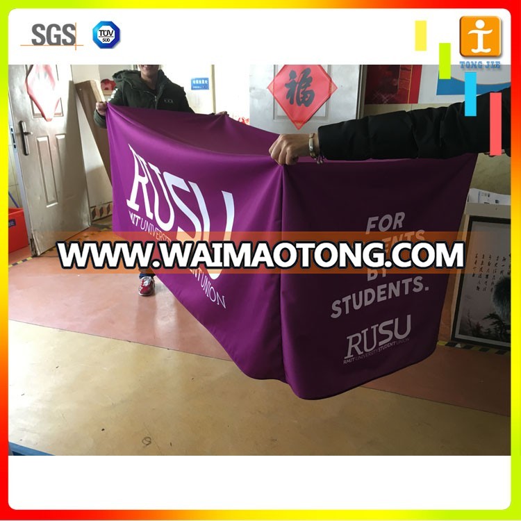 Popular custom cheap trade show 6ft advertising table cloth