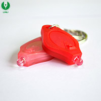 Shenzhen Factory Custom PVC Led Keychain, Key Chain Light, Led Keyring