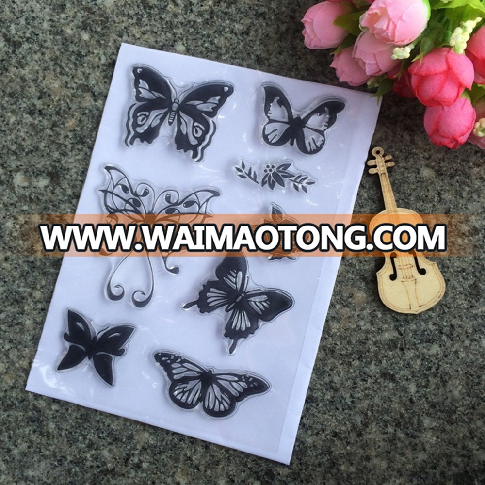 square customize colorful decorative stamps for teaching wood rubber stamps