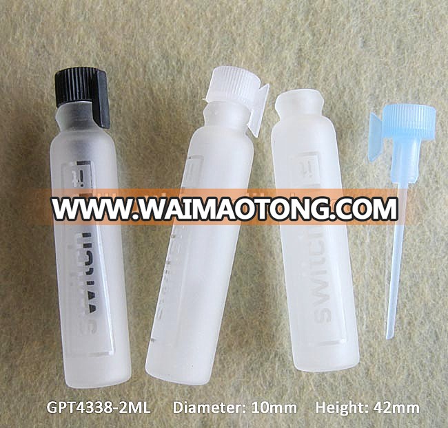 Various color stopper 1ml 1.5ml 2ml 3ml small perfume glass vials