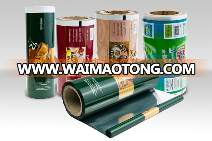 laminated 9 color printed automatic packaging roll film