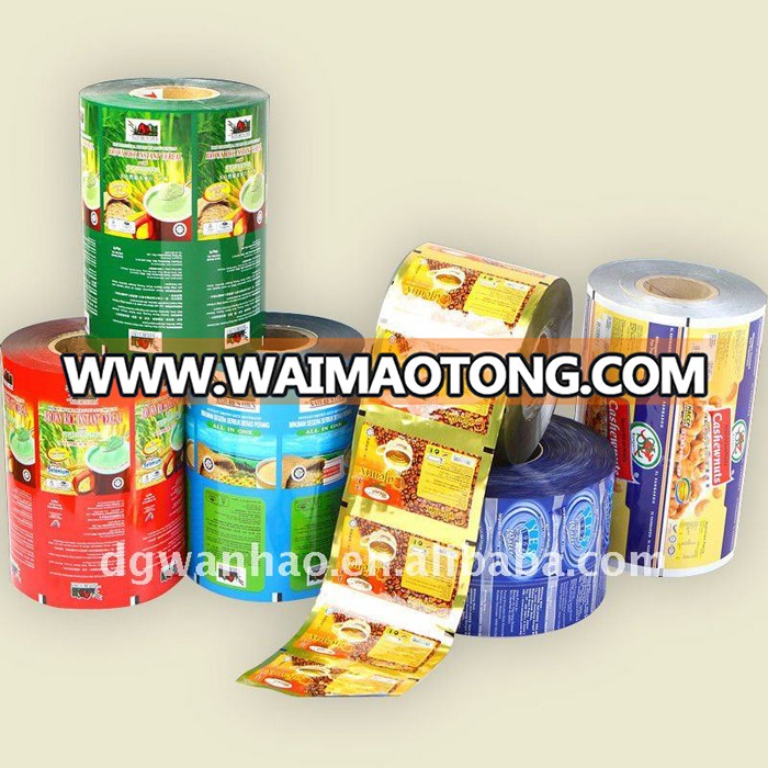 laminated 9 color printed automatic packaging roll film