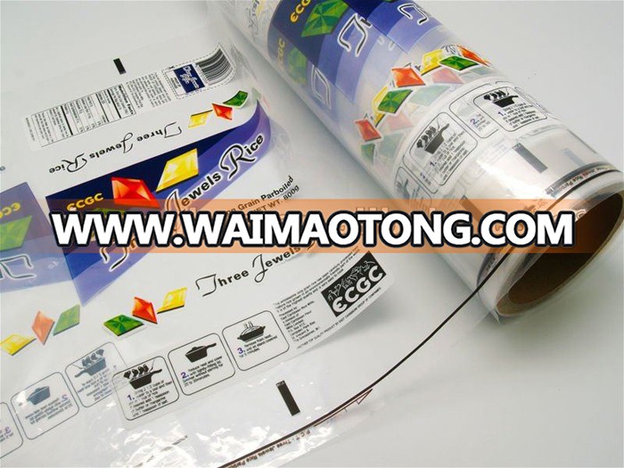 laminated 9 color printed automatic packaging roll film