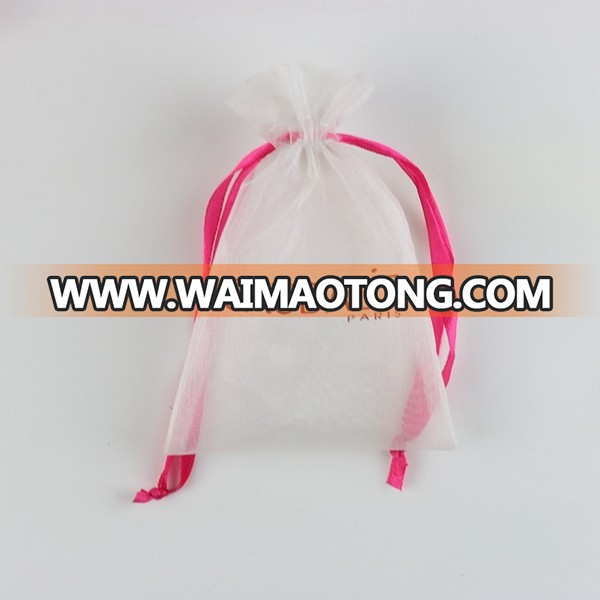 Factory Price perso<em></em>nalized organza gift bag, printed logo organza bags