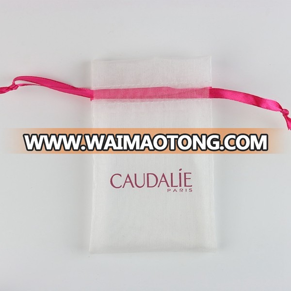 Factory Price perso<em></em>nalized organza gift bag, printed logo organza bags