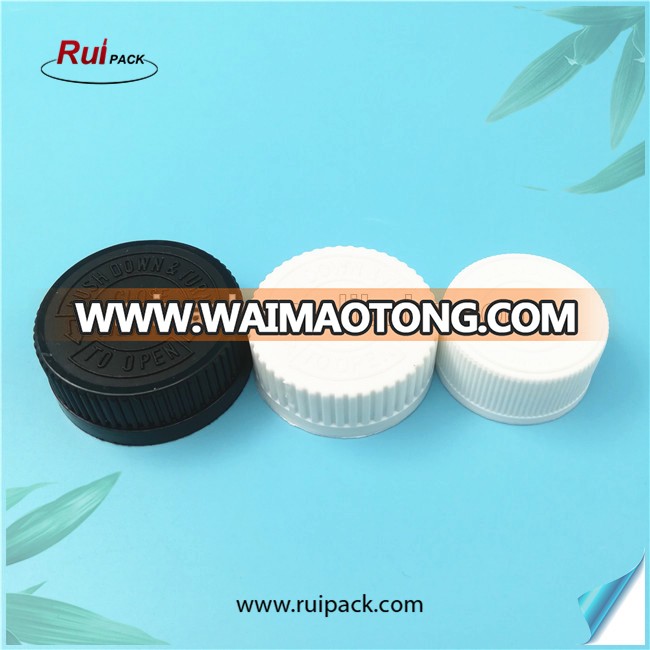 New child safety bottle cap white child proof cap for medicine bottle for capsule 38mm