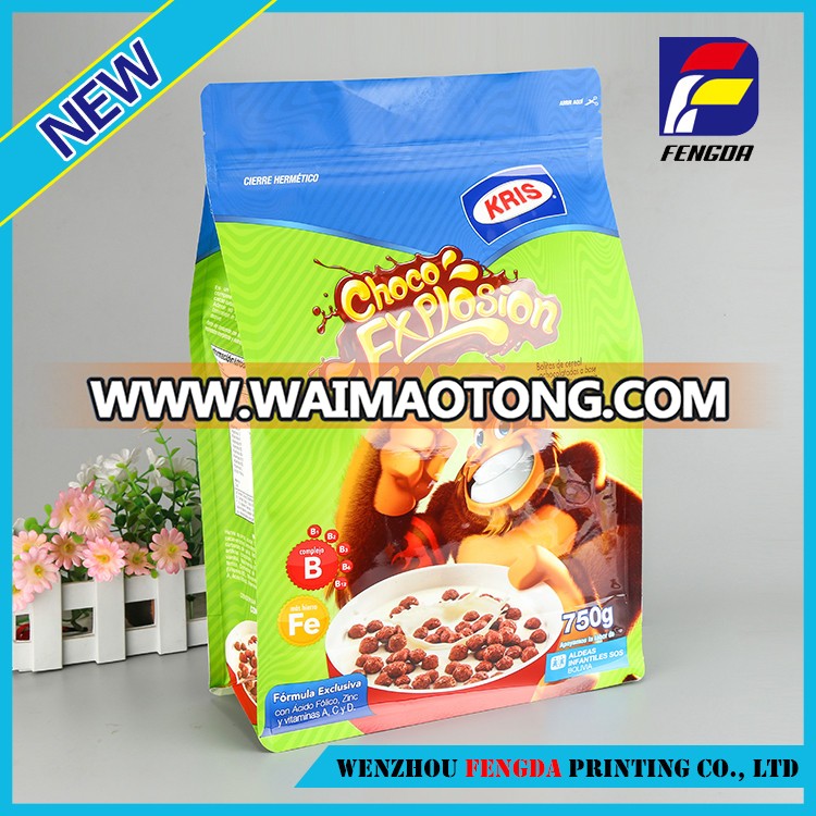 Custom printed plastic food packaging film roll ice cream packing film