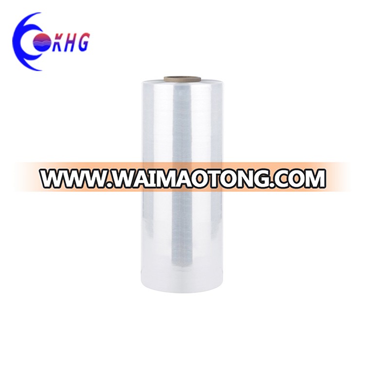 OEM customized soft transparent PE shrink stretch film on roll