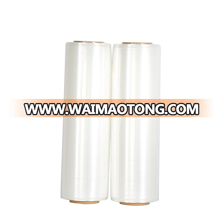 OEM customized soft transparent PE shrink stretch film on roll