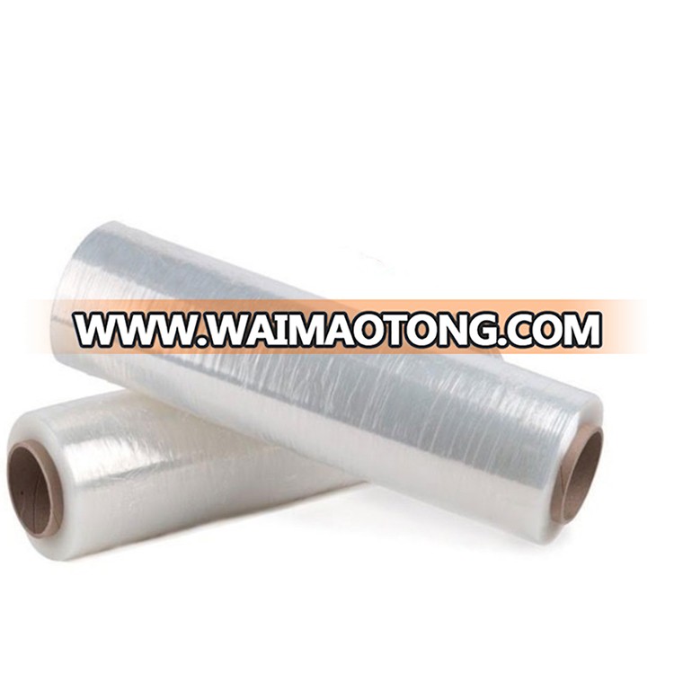 OEM customized soft transparent PE shrink stretch film on roll