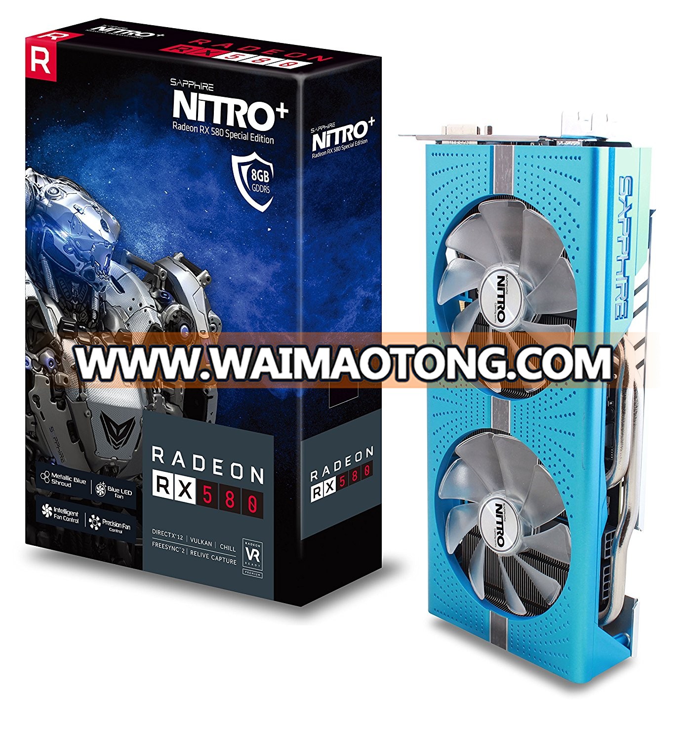 Radeon 11265-21-20G Hash rate 28 Mining Graphics Card for Bitcoin Ethcoin mining Radeon Nitro+ RX580 8GB