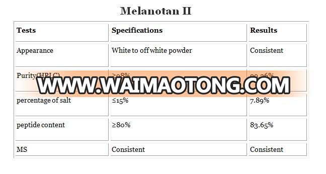 Melanotan 2 MT-2 MT2 raw powder directly from factory