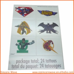 Body paper Tattoo design & Body art sticker