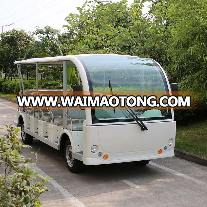 CE Certificated electric sightseeing mini bus with 23 seats