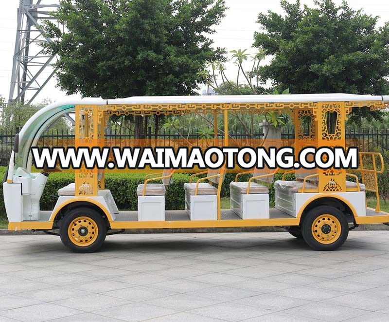 CE Certificated electric sightseeing mini bus with 23 seats