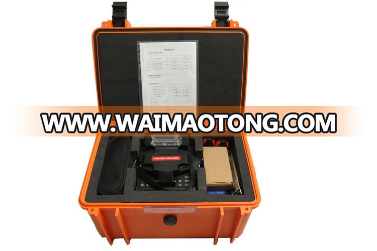 Fiber Optic Cable Splicing Machine with Double Heating Groove and 9 Kinds of Language