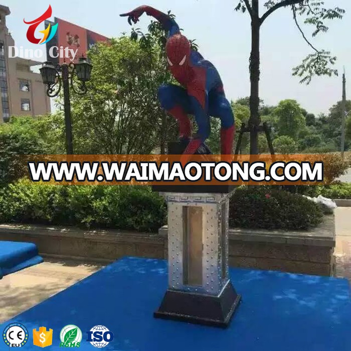 Fiberglass Movie Character Replica Iron Man Sculpture