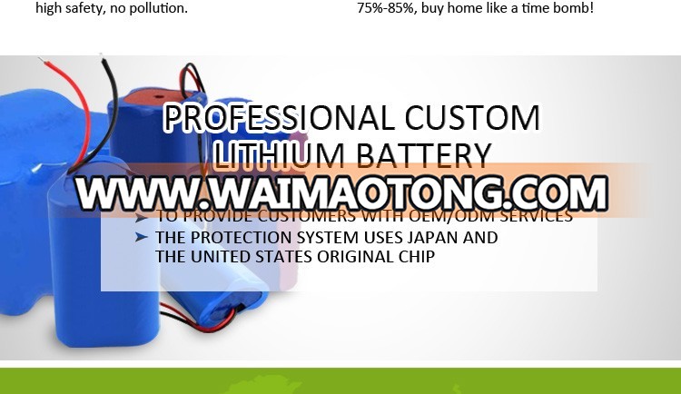 big capacity 72V 40Ah LiNiCoMnO2 battery pack for Electric Motorcycle