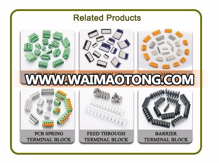 Zhejiang Ningbo 9.5mm pitch PCB Screw terminal block connector (WJ950-9.5)