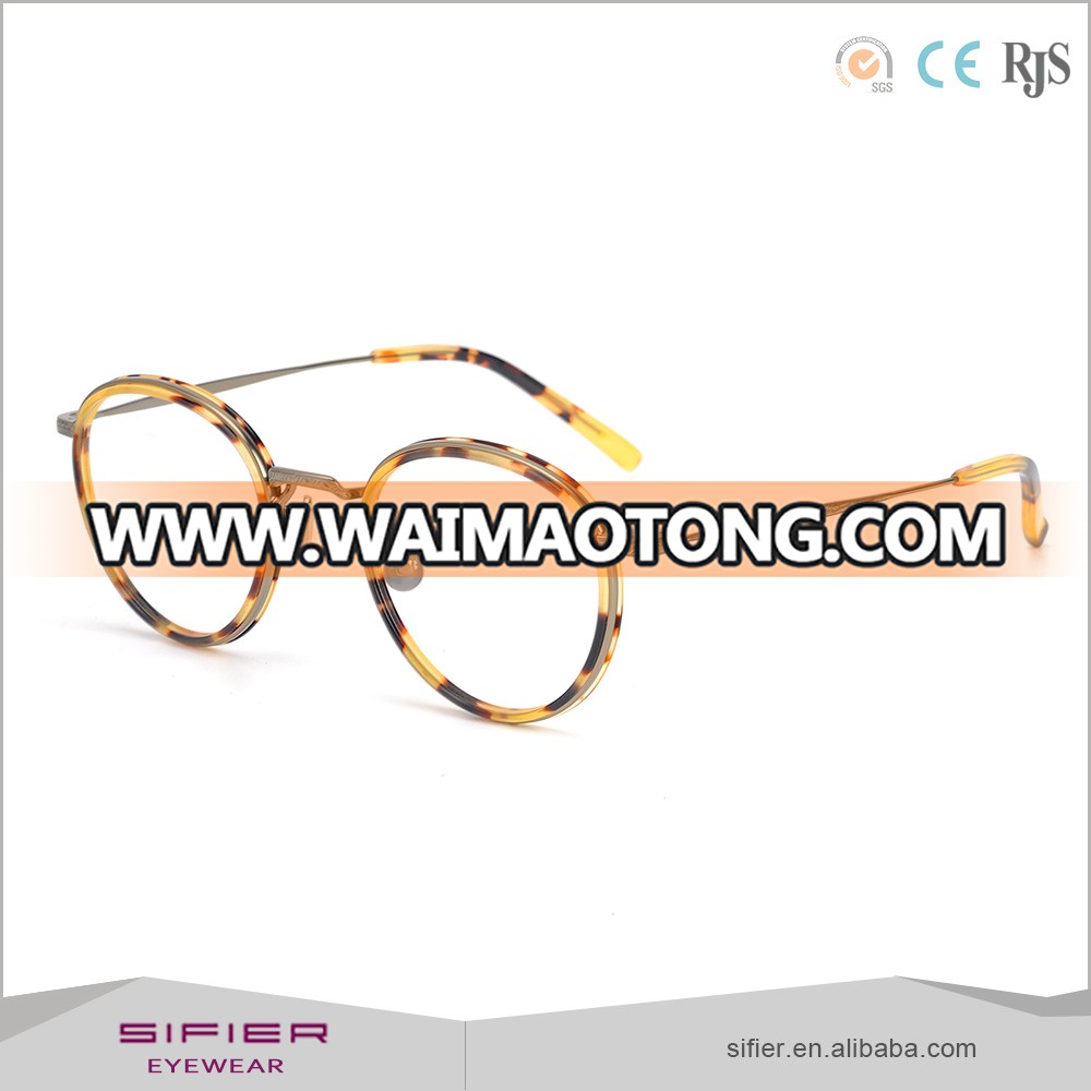 High Quality Fashion Optical f<em></em>rames 4 Color Options Titanium Acetate Reading Glasses