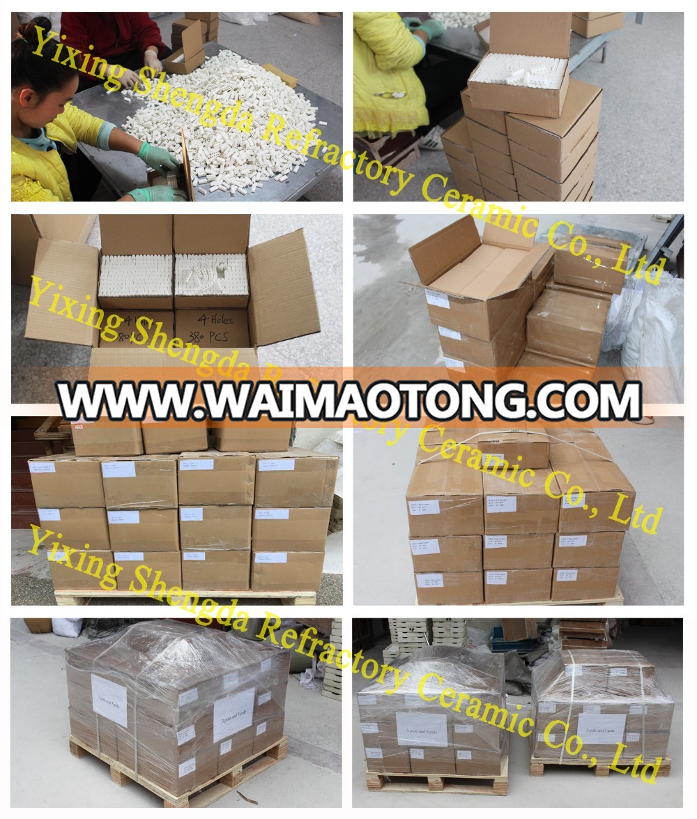 Factory high temperature resistance steatite ceramic terminal block