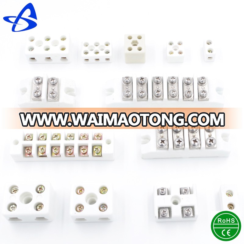 alibaba hot sale high temperature connector block ceramic terminal block