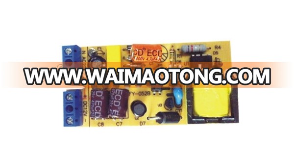 switching power supply 6W/12W/18W/ 12V constant voltage led driver/0.5A 12v switch power