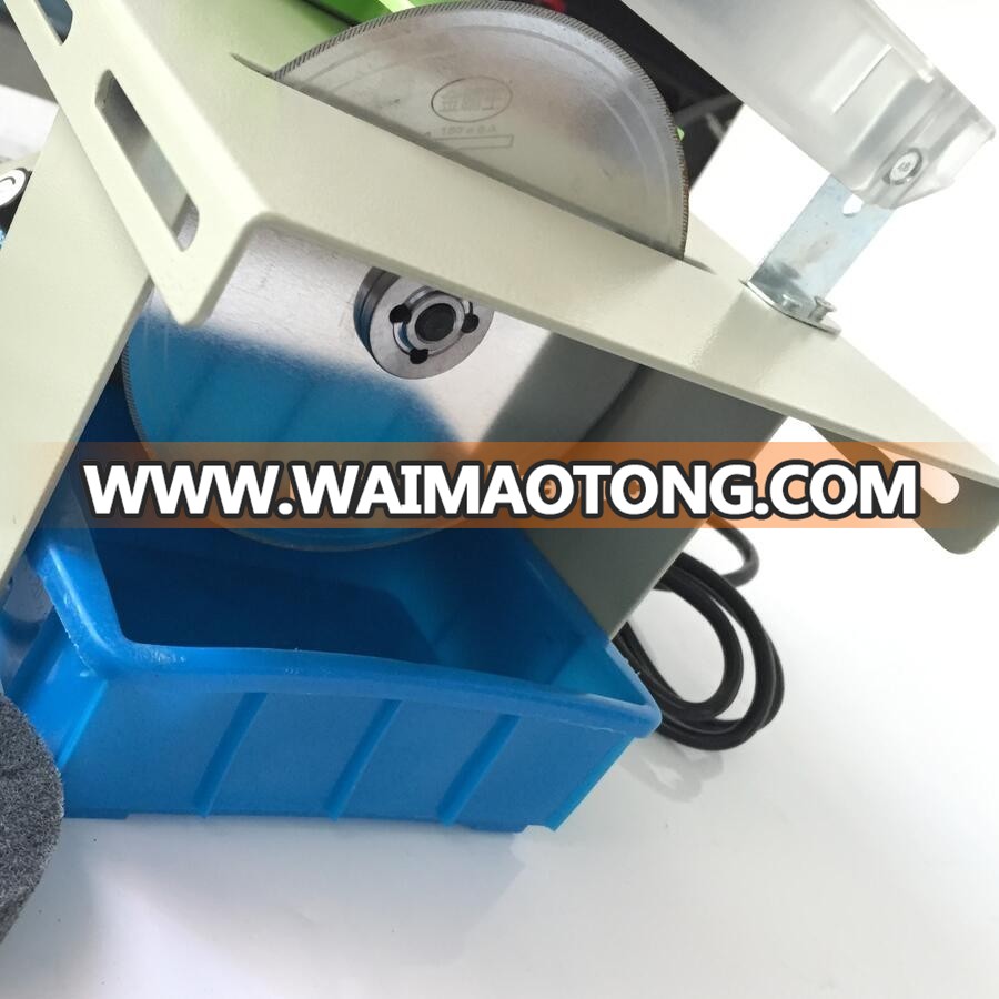 Mini Polishing Machine Gemstone Cutting and Polishing Machine with Shaft Jewelry Bench Grinder