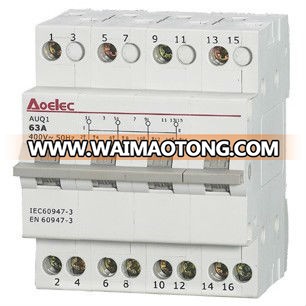 AUQ1 din rail mounting 6A Automatic Changeover Switch