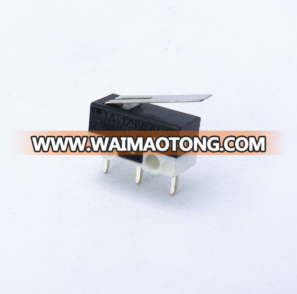 1A 125VAC 3 pin electro<em></em>nic micro switch with ce vde ul certificate