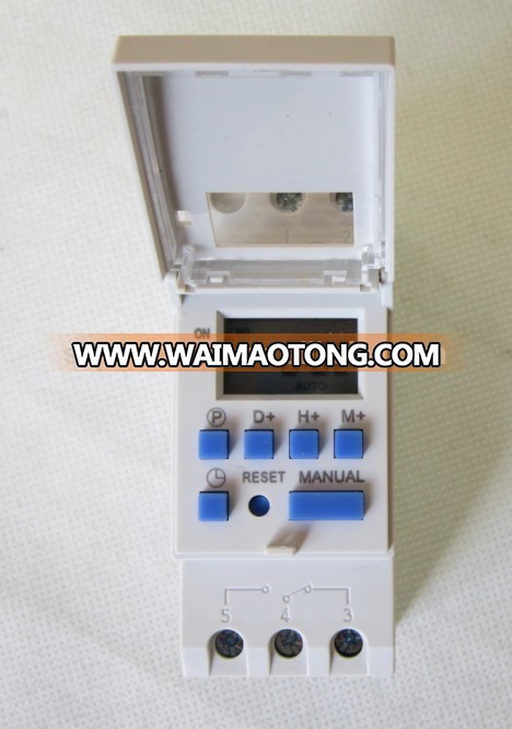 AHC15A THC15A 220V 110V 24V 12V 16A 30A LCD Display Daily Weekly Programmable Digital Timer Switch