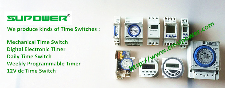 AHC15A THC15A 220V 110V 24V 12V 16A 30A LCD Display Daily Weekly Programmable Digital Timer Switch