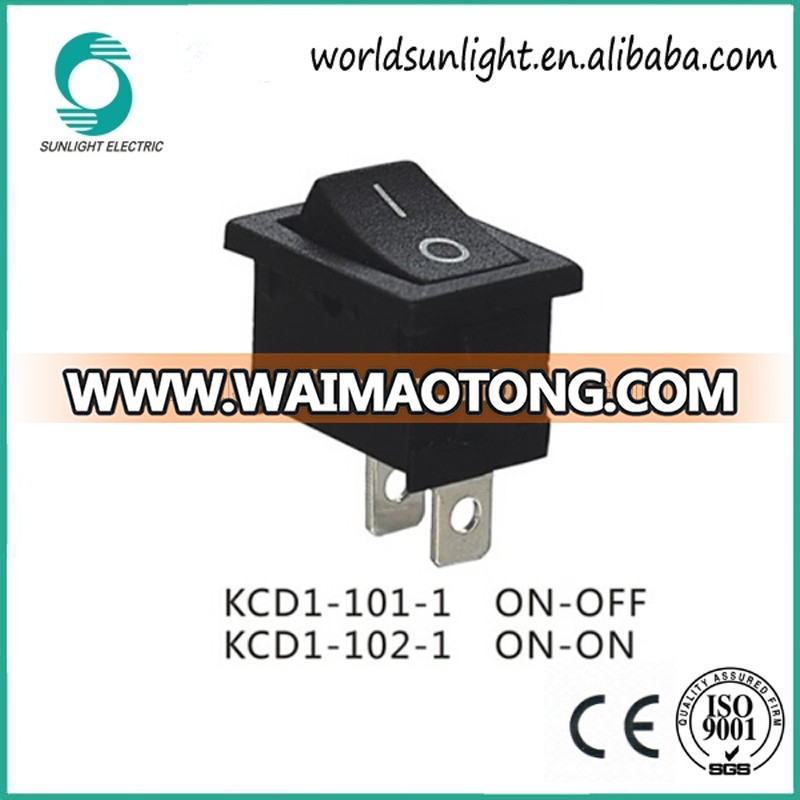 Sub-miniature type KCD1 series t85 1e4 boat rocker switches