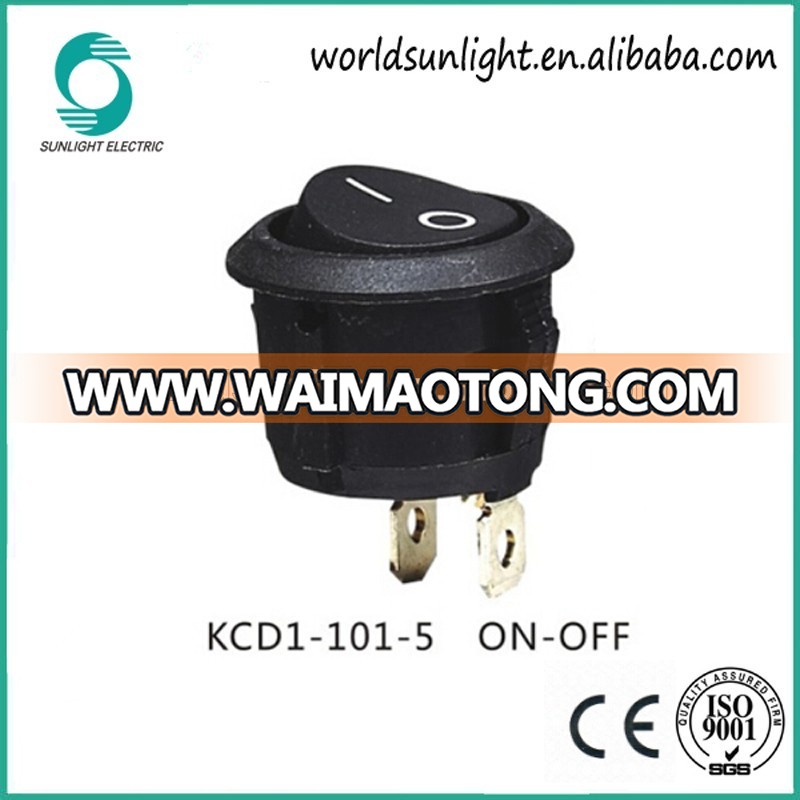 Sub-miniature type KCD1 series t85 1e4 boat rocker switches