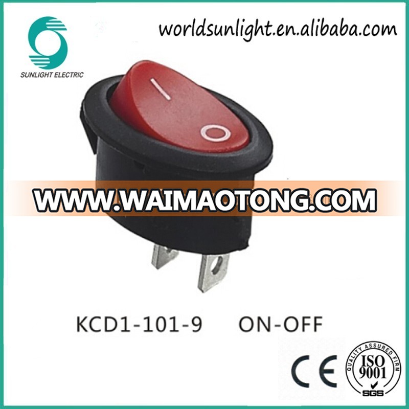 Sub-miniature type KCD1 series t85 1e4 boat rocker switches